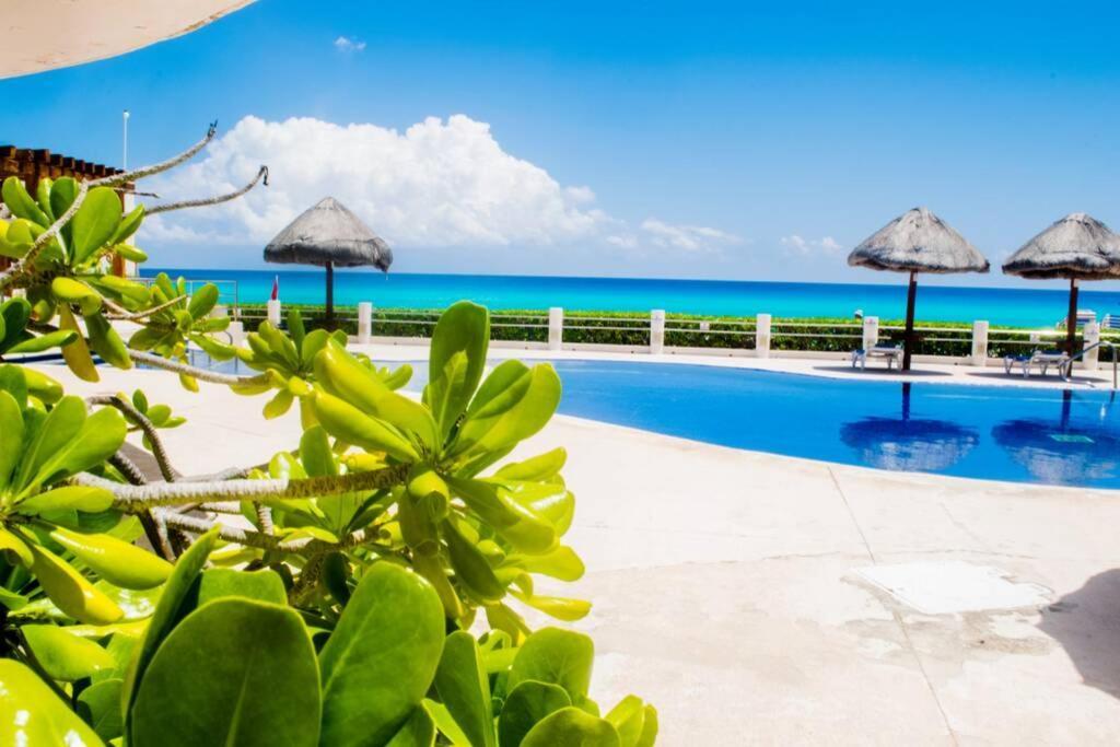 Villas Marlin 108, A Pie De Playa, Albercas, Jacuzi, Ubicacion Inmejorable Cancún Exteriér fotografie