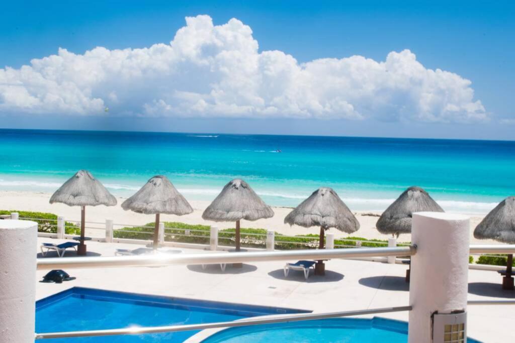 Villas Marlin 108, A Pie De Playa, Albercas, Jacuzi, Ubicacion Inmejorable Cancún Exteriér fotografie
