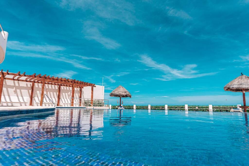 Villas Marlin 108, A Pie De Playa, Albercas, Jacuzi, Ubicacion Inmejorable Cancún Exteriér fotografie